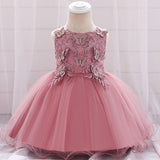 New Year Baby Girl Dress 0-24M 1 Years Baby Girls Birthday Dresses for infant Lace Vestido birthday party princess dress