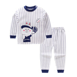 1 set lovely pajamas set for girls children's sleepwear set with long pants Kids clothing set in summer