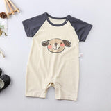 Baby Summer Clothes Newborn Babies Short Sleeve Uniform Pure Cotton Climbing Lovely baby ropmers  Baby Girl Clothes