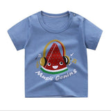 Luna Blanco cotton Baby T-shirt Long sleeved o-neck clothes Baby T-shirt Kids Clothes Cartoon T shirts for Girls Boy Tops & Tees