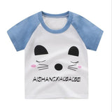 Luna Blanco cotton Baby T-shirt Long sleeved o-neck clothes Baby T-shirt Kids Clothes Cartoon T shirts for Girls Boy Tops & Tees