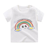 Luna Blanco cotton Baby T-shirt Long sleeved o-neck clothes Baby T-shirt Kids Clothes Cartoon T shirts for Girls Boy Tops & Tees
