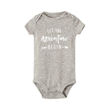 Let The Adventure Begin Baby Onesie Pregnancy Announcement Onesie Clothing Baby Boys Girls Bodysuit Jumpsuit Clothes Outfits