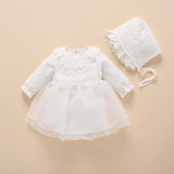 New Born baby girl clothes&dresses cotton princess style baby baptism dress 2019 infant christening dress vestidos 0 3 6 months