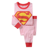 Children's Clothing Sets Boys Sleepwear Clothes Kids Batman Pajamas Set Baby Girls Cotton Cartoon Pijamas Spring Autumn Pyjamas