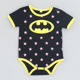 Summer Newborn Baby Girl Clothes Cartoon Baby Boy Rompers Spiderman Batman Unisex Baby Rompers Cartoon Animal Clothing Set
