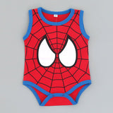 Summer Newborn Baby Girl Clothes Cartoon Baby Boy Rompers Spiderman Batman Unisex Baby Rompers Cartoon Animal Clothing Set