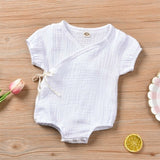 Brand New Newborn Infant Baby Boy Girls Romper Summer Short Sleeve Playsuit Baby Clothing Jumpsuit Clothes Outfits 2019