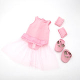Clothes for doll fit 43-45cm Bald head baby toy new born doll and American doll fashion Ballet princess dress