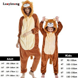 Boy Girl Pajamas Unicorn Winter Women Pajamas Cartoon Animal Pegasus Onesie Kigurumi Pyjamas Kids Hooded Baby Sleepwear Jumpsuit