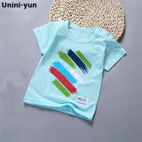 Unini-yun Boys Summer Clothes Children T shirts 2018 Brand Tee Shirt Cotton Tops Kids Clothing Animal Pattern Baby Boy T-shirts