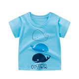 Unini-yun Boys Summer Clothes Children T shirts 2018 Brand Tee Shirt Cotton Tops Kids Clothing Animal Pattern Baby Boy T-shirts