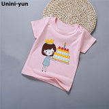Unini-yun Boys Summer Clothes Children T shirts 2018 Brand Tee Shirt Cotton Tops Kids Clothing Animal Pattern Baby Boy T-shirts