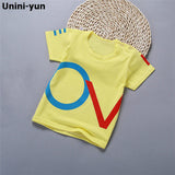 Unini-yun Boys Summer Clothes Children T shirts 2018 Brand Tee Shirt Cotton Tops Kids Clothing Animal Pattern Baby Boy T-shirts