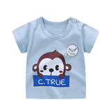 Unini-yun Boys Summer Clothes Children T shirts 2018 Brand Tee Shirt Cotton Tops Kids Clothing Animal Pattern Baby Boy T-shirts