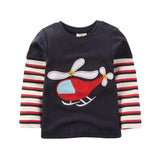 Promotion Sale brand 2019 New fashion boys clothing Fireman cotton blouse childrens clothes baby boy's long sleeve t shirts