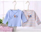 Baby clothes newborn clothing long sleeves t-shirt baby boy clothes girl clothes kids t-shirt front opening baby t shirt clothes