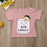 2019 New Toddler Kids Baby Boys Girls Cotton T-shirt Summer Tops Short Sleeve Clothes