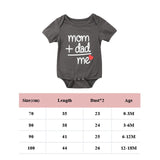 Newborn Toddler Baby Boys Girls Rompers Funny  Letter Cartoon Jumpsuit For Infant Boys Girls Short Sleeve Clothing