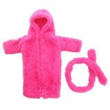 2pcs Cute Soft Dolls Pajamas Robe Fit For 18 inch Our Generation Girls Doll Baby Doll Accessories Sleepwear Doll Clothes