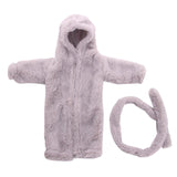 2pcs Cute Soft Dolls Pajamas Robe Fit For 18 inch Our Generation Girls Doll Baby Doll Accessories Sleepwear Doll Clothes