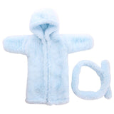 2pcs Cute Soft Dolls Pajamas Robe Fit For 18 inch Our Generation Girls Doll Baby Doll Accessories Sleepwear Doll Clothes