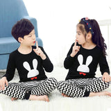 Kids Pajamas 2019 Autumn Girls Boys Sleepwear Nightwear Baby Infant Clothes Animal Cartoon Pajama Sets Cotton Children's Pyjamas