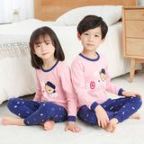 Kids Pajamas 2019 Autumn Girls Boys Sleepwear Nightwear Baby Infant Clothes Animal Cartoon Pajama Sets Cotton Children's Pyjamas