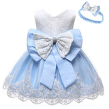 Infant Dress Christmas Baby Princess Party Dresses For Baby Girls Christening Dress 1 Year Birthday Dress Newborn Baby Clothes
