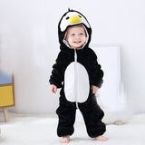 Baby Cartoon Romper Newborn Hooded Inflant Clothing Boy Girl Pajamas Animal Onesie Jumpsuit Pikachu Costume Flannel Baby Rompers