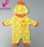doll clothes for 43cm baby new born doll coat unicorn hoodie 17 inch 18 inch baby doll dress Christmas toys clothes