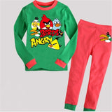 Christmas Children's Pajamas Set Girls Cotton New Years Sleepwear Set Long-sleeved Good Quality Print Cute Kids Pajamas Suit