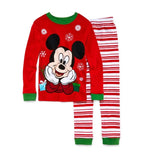 Christmas Children's Pajamas Set Girls Cotton New Years Sleepwear Set Long-sleeved Good Quality Print Cute Kids Pajamas Suit