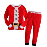 Christmas Children's Pajamas Set Girls Cotton New Years Sleepwear Set Long-sleeved Good Quality Print Cute Kids Pajamas Suit