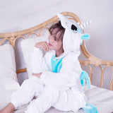 SAILEROAD Baby Girl Pajamas For Girls Unicorn Pajamas Kids Flannel Kigurumi Children Pijama Animal Sleepwear Warm Winter Onesies