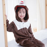 SAILEROAD Baby Girl Pajamas For Girls Unicorn Pajamas Kids Flannel Kigurumi Children Pijama Animal Sleepwear Warm Winter Onesies