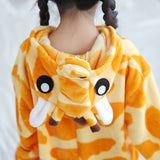 SAILEROAD Baby Girl Pajamas For Girls Unicorn Pajamas Kids Flannel Kigurumi Children Pijama Animal Sleepwear Warm Winter Onesies