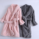 Autumn Winter Kids Sleepwear Robe 2019 Flannel Warm Bathrobe For Girls 4-18 Years Teenagers Children Pajamas For Boys