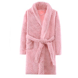 Autumn Winter Kids Sleepwear Robe 2019 Flannel Warm Bathrobe For Girls 4-18 Years Teenagers Children Pajamas For Boys
