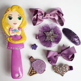 Disney Frozen Comb Princess Anna Elsa action figure Anti-static Hair Care Brushes Baby Girls Dress Up Makeups Birthday Kids Gift