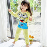 Kids Flannel Pajamas winter christmas pyjamas for children thick warm Long Sleeve Cute Sleepwear Set Girls Boys Casual home suit