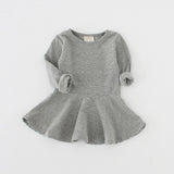 2019 baby girl winter dress long sleeve newborn dresses infant 1 year birthday outfits 6 month baby girl dress for newborn girls