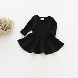 2019 baby girl winter dress long sleeve newborn dresses infant 1 year birthday outfits 6 month baby girl dress for newborn girls