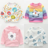 New Autumn Brand Baby Girls Boys T-shirts Kids Spring Clothes Child T-shirt Rabbit Print Clothing Costume Tops Tees Long Sleeve