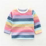 New Autumn Brand Baby Girls Boys T-shirts Kids Spring Clothes Child T-shirt Rabbit Print Clothing Costume Tops Tees Long Sleeve