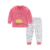 2019 Autumn Children Pajamas Animal Cartoon Sleepwear Kids Clothes Set Winter Pyjamas Kids Toddler Baby Sleepwear For Boys Girls