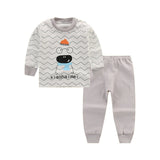 2019 Autumn Children Pajamas Animal Cartoon Sleepwear Kids Clothes Set Winter Pyjamas Kids Toddler Baby Sleepwear For Boys Girls