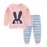 2019 Autumn Children Pajamas Animal Cartoon Sleepwear Kids Clothes Set Winter Pyjamas Kids Toddler Baby Sleepwear For Boys Girls