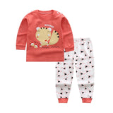 2019 Autumn Children Pajamas Animal Cartoon Sleepwear Kids Clothes Set Winter Pyjamas Kids Toddler Baby Sleepwear For Boys Girls