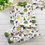 Autumn Pajamas For Children Long Sleeve Cotton Blend Pajamas Suit Cartoon Animal Clothing Set Baby Pyjamas Pijamas Set Sleepwear